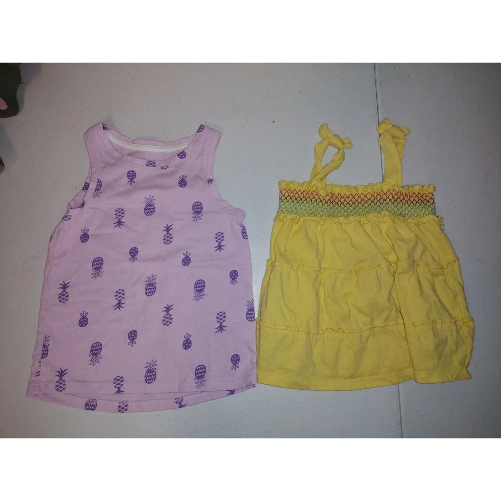 Girls‎ Toddler Top Bundle Floral Plaid 8pc Lot
